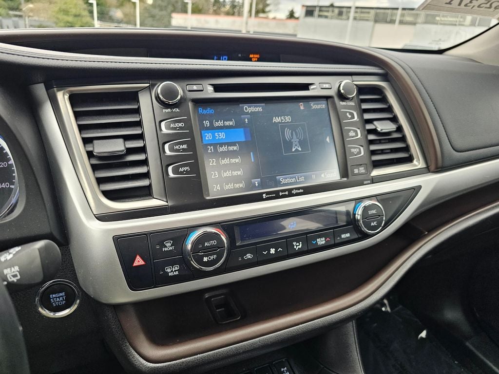 2017 Toyota Highlander XLE -AWD