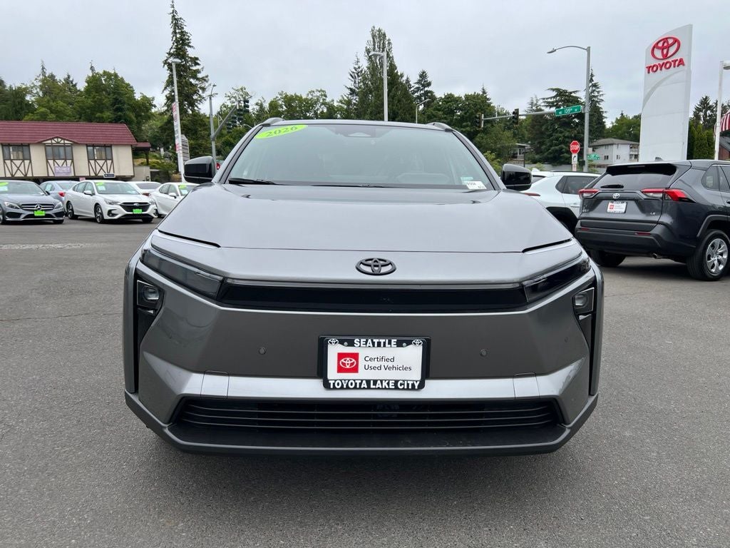 Certified 2026 Toyota bZ XLE with VIN JTMBDAFB4TA009438 for sale in Seattle, WA